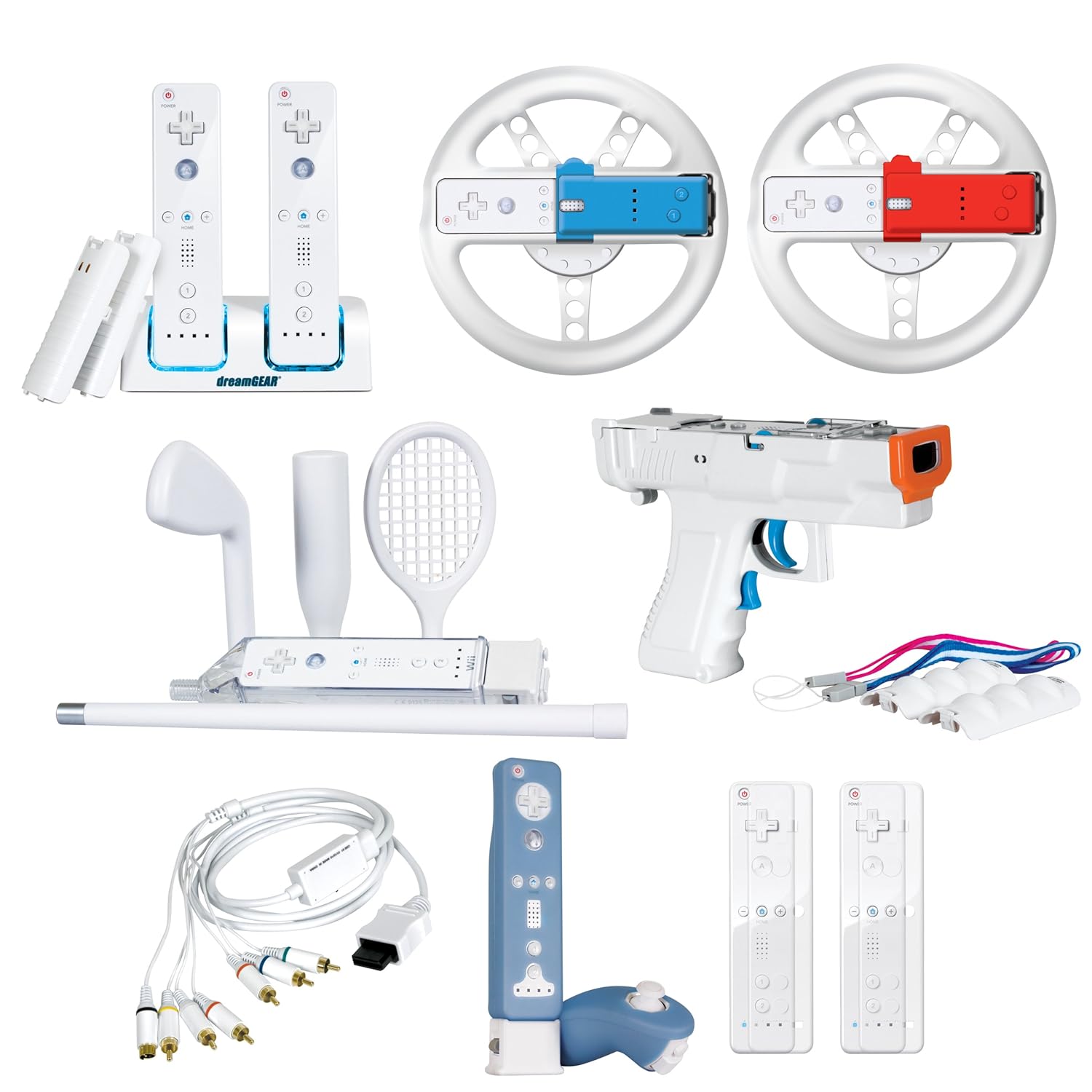 dreamGEAR Nintendo Wii 20-in-1 Mega Deal Plus