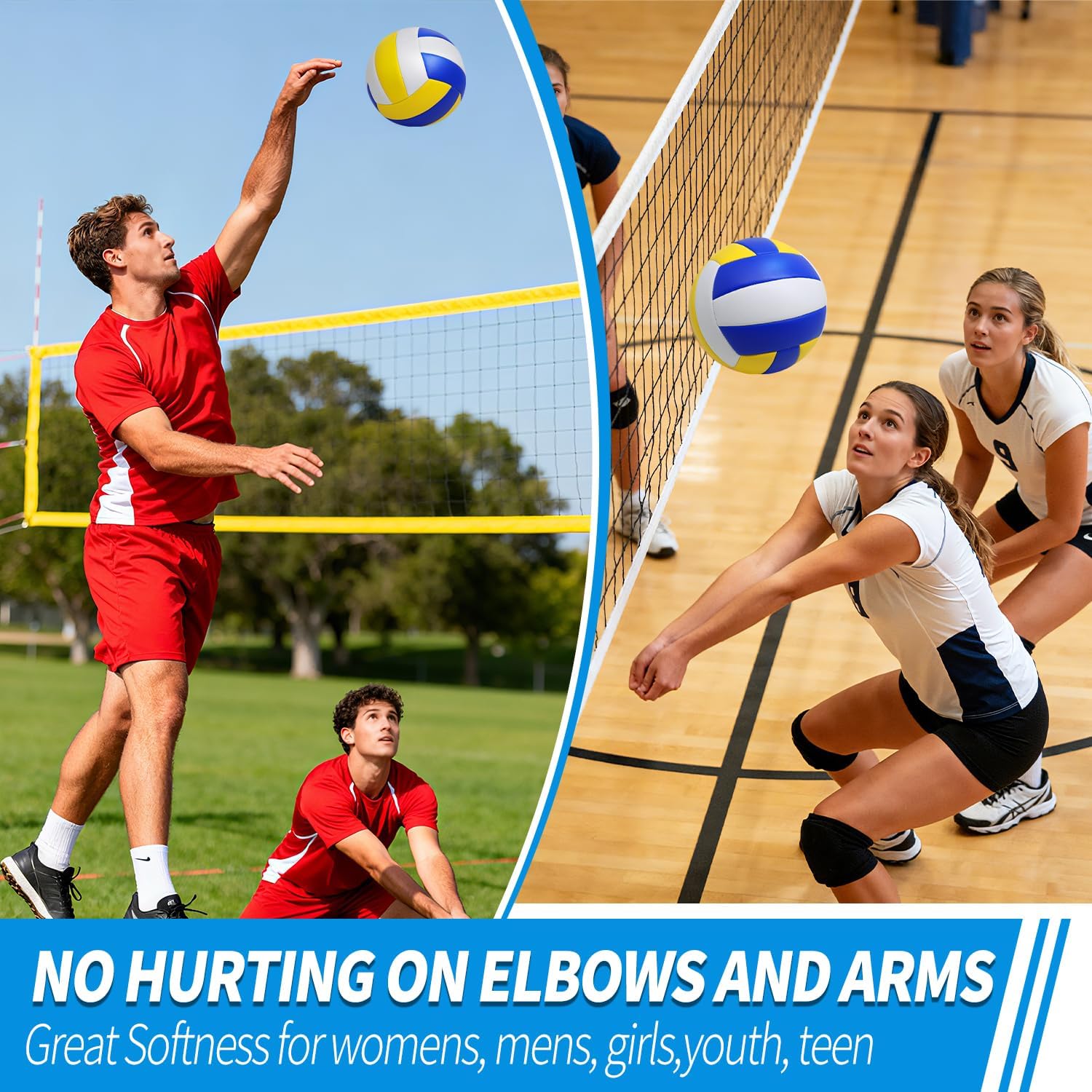 jiaonun 12 Pack Regulation Size 5 Volleyballs for Women and Men, Outdoor or Indoor, with Pump - Image 6