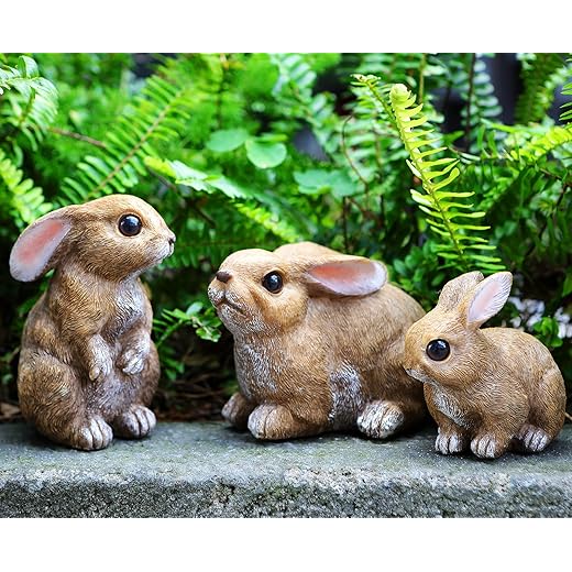 Adorable Bunny Yard Decoration Set