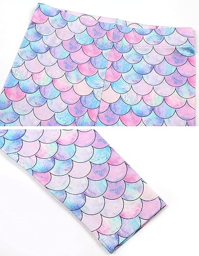 Miniatura 5 de Quedoris Leggings estampados para niñas, pantalones de yoga, paquete múltiple de leggings para niños de 3 a 13 años