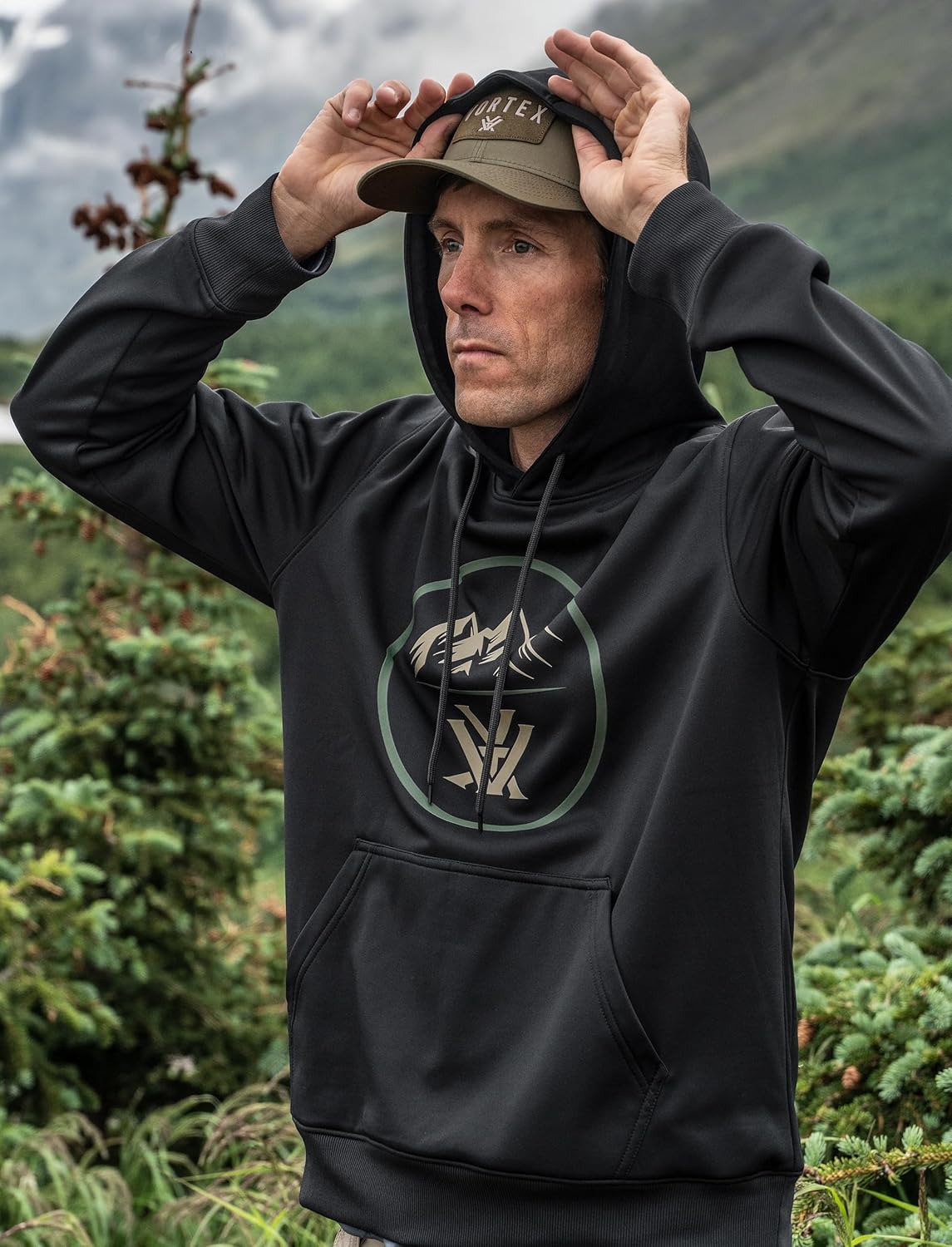 Vortex Men's Three Peaks Performance Hoodies - Image 2