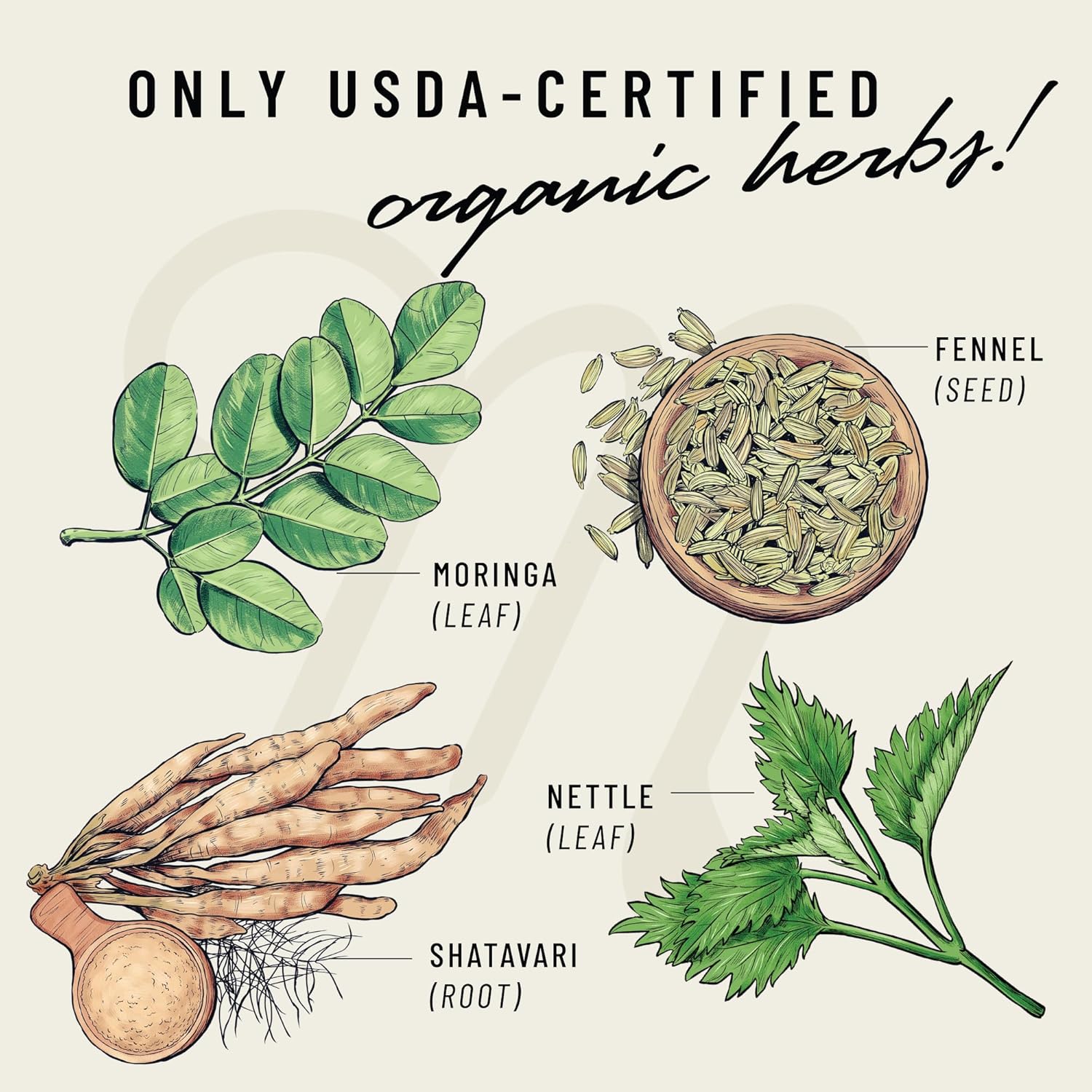 Legendairy Milk Milkapalooza Lactation Supplement for Breastfeeding Moms, Increase Breast Milk Supply with Organic Moringa, Fennel, Nettle, & Shatavari, Vegan Postpartum Essentials Fenugreek-Free 60ct - Image 5