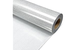 Silver Glitter Heat Transfer Vinyl: Shimmering Designs for All Machines