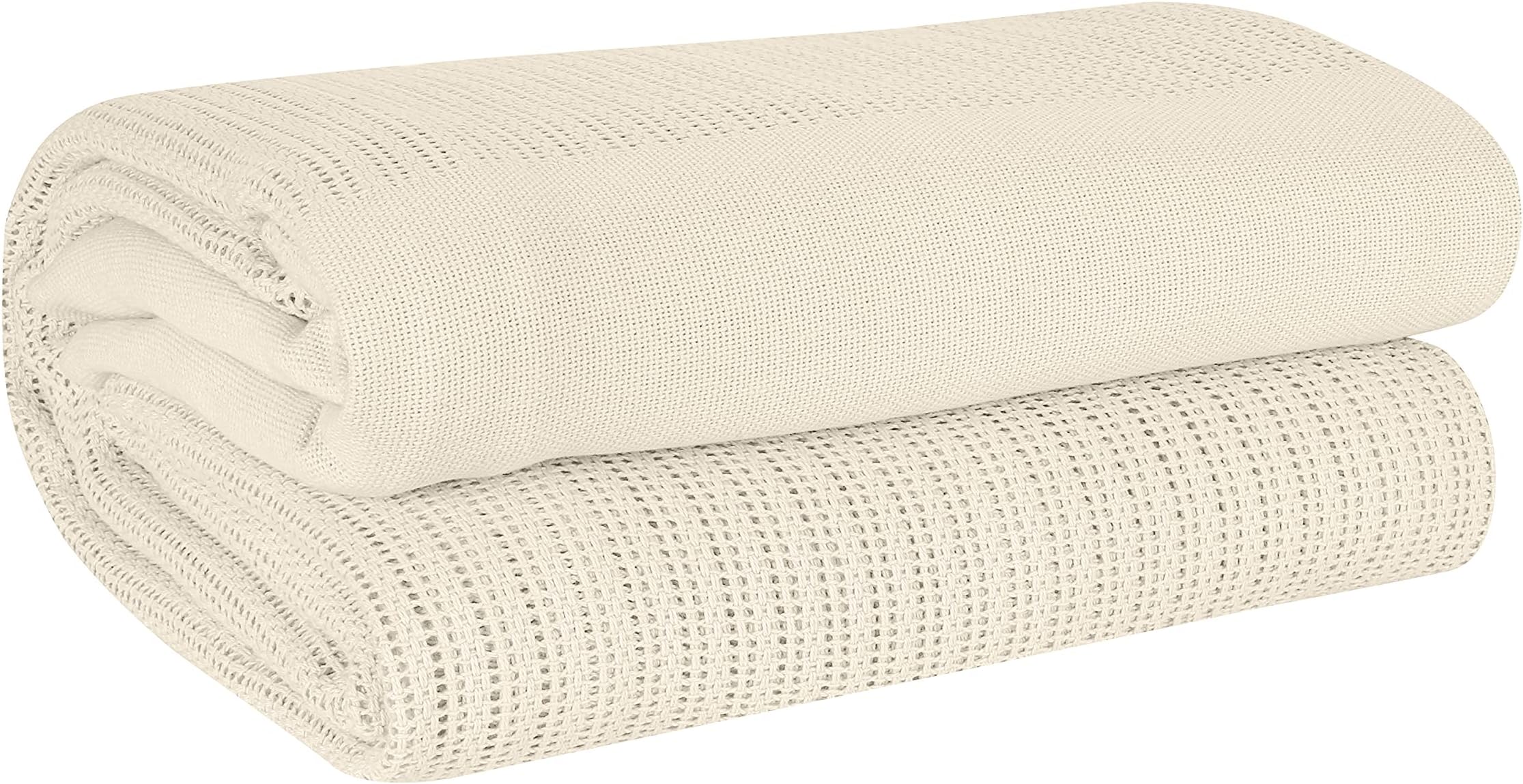 EHC Cotton Soft Hand Woven Reversible Lightweight Adult Cellular