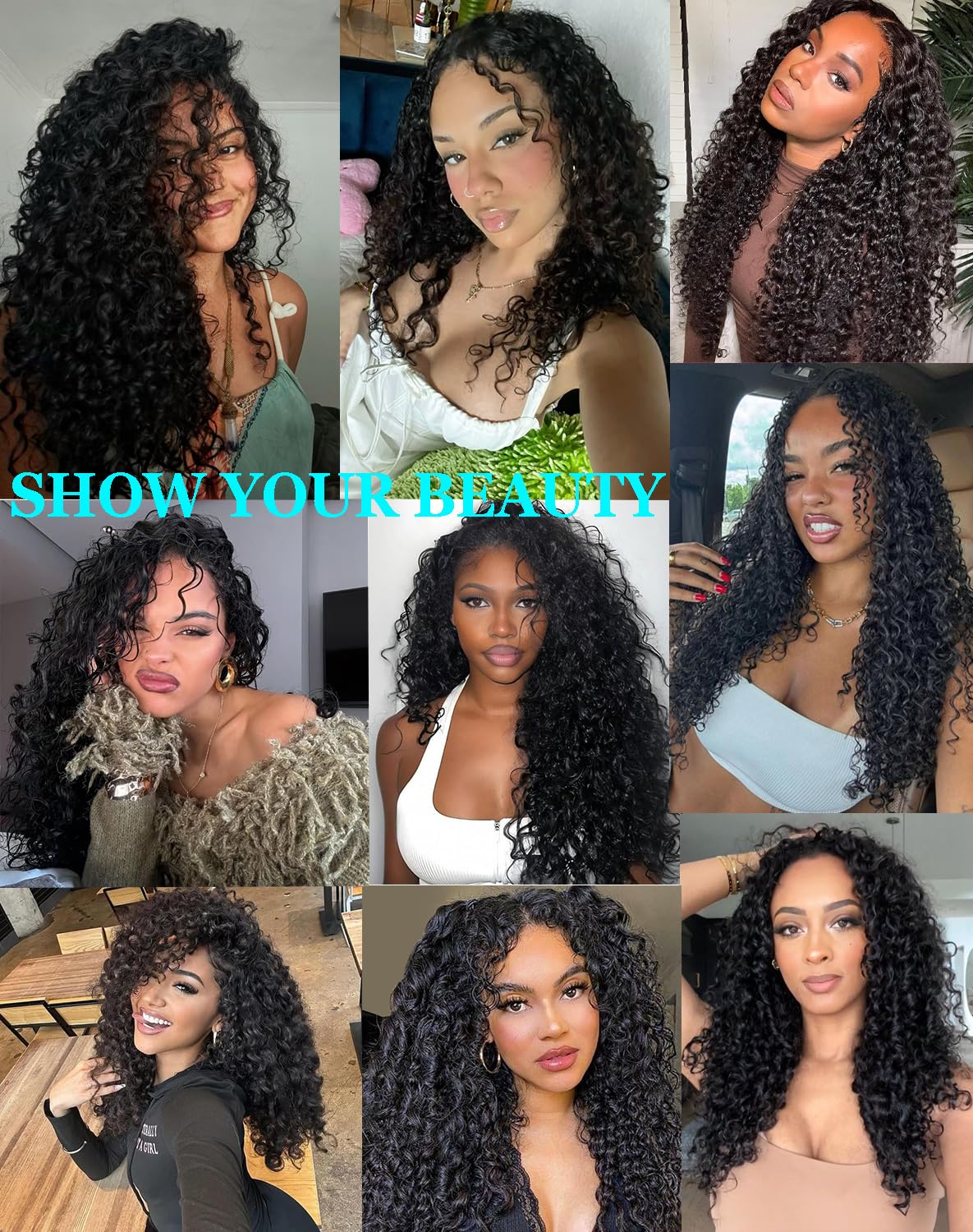 Half Wig Human Hair 24 Inch Burmese Curly with Spiral Curls End Glueless Wigs 180% Density Seamless Flip Over Half Wigs Human Hair Wear and Go Beginner Friendly Drawstring Wig for Women