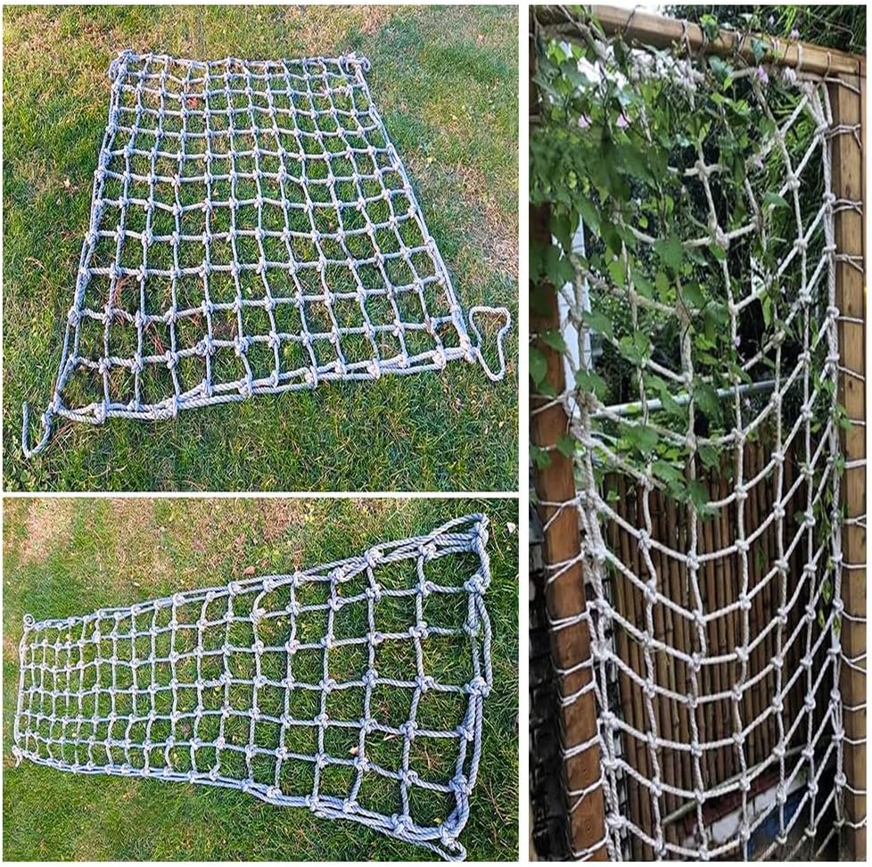 Outdoor Climbing Net for Kids & Adults, 1x7m Safety Rope Net, Backyard Climbing Cargo Net, Durable Play Equipment for Fun & Fitness