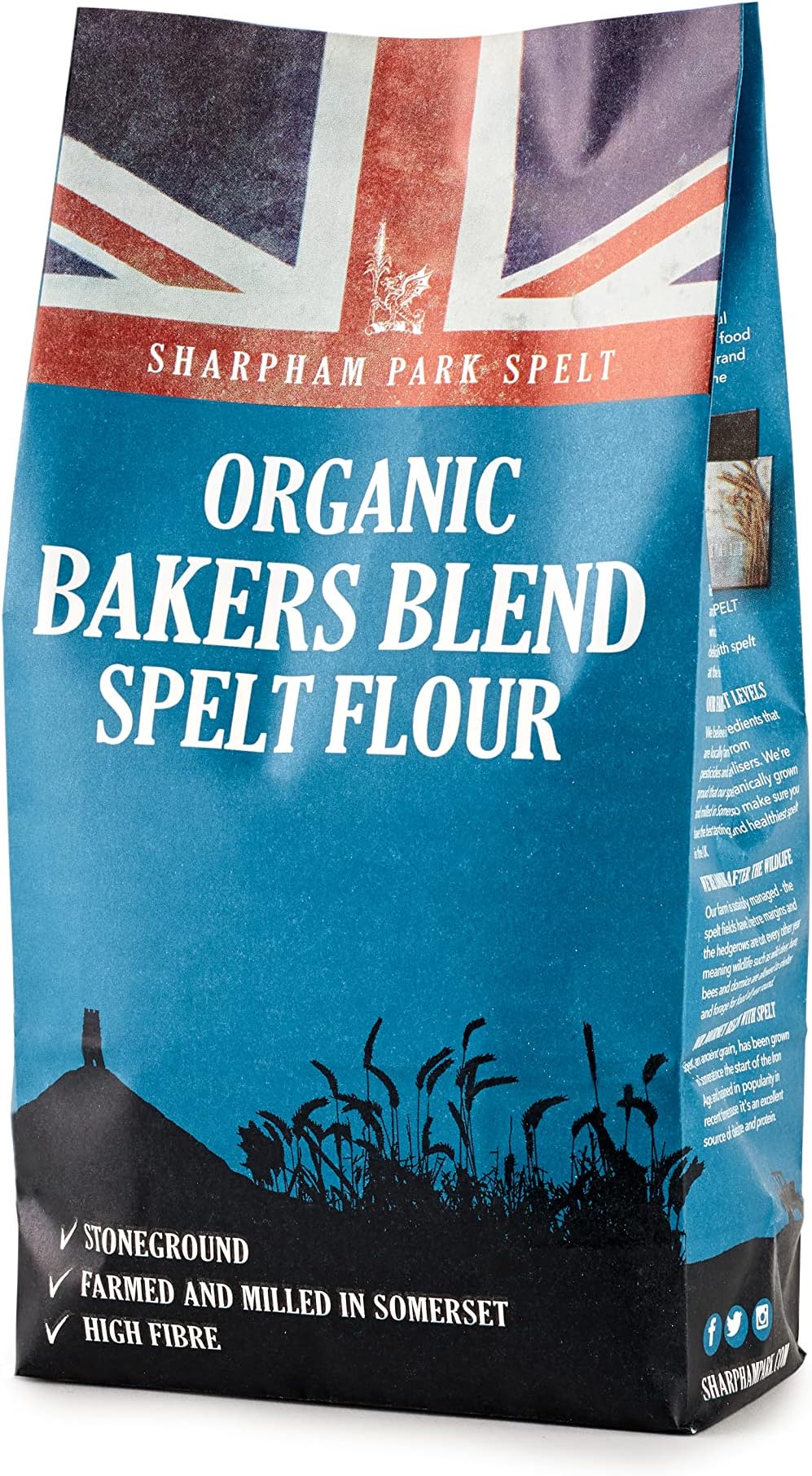 Sharpham Park Organic Bakers Blend Spelt Flour, 1 kg