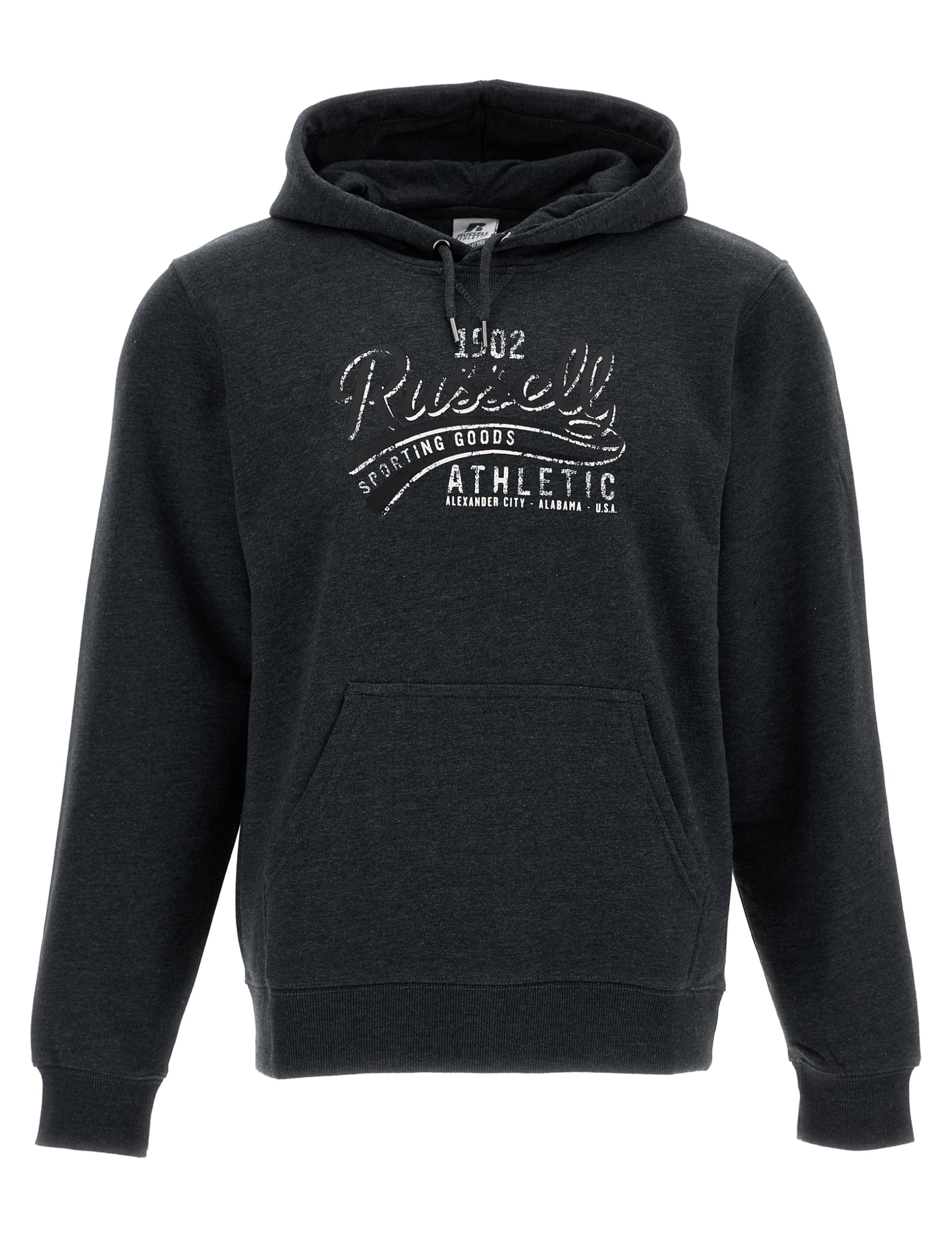 Russell Athletic Kids & Teens Pullover Hoody Sweatshirt, Winter Charcoal Marl, 176 EU