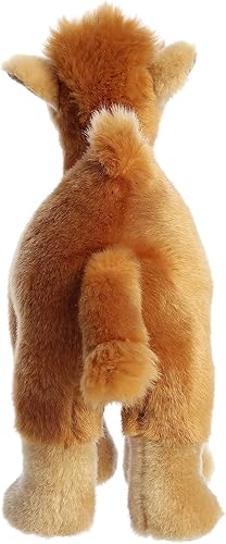 Miniatura 4 de Aurora® Adorable dromedario de peluche Miyoni®, detalle realista, compañía entrañable, marrón, 11 pulgadas