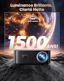 Projector【1500 ANSI/Google TV/Netflix Ready】WiMiUS 4K Projector for Bedroom Full HD 1080P, Auto Focus/Keystone, WiFi 6 & Bluetooth Smart Outdoor & Indoor Home Cinema Projectors - 3