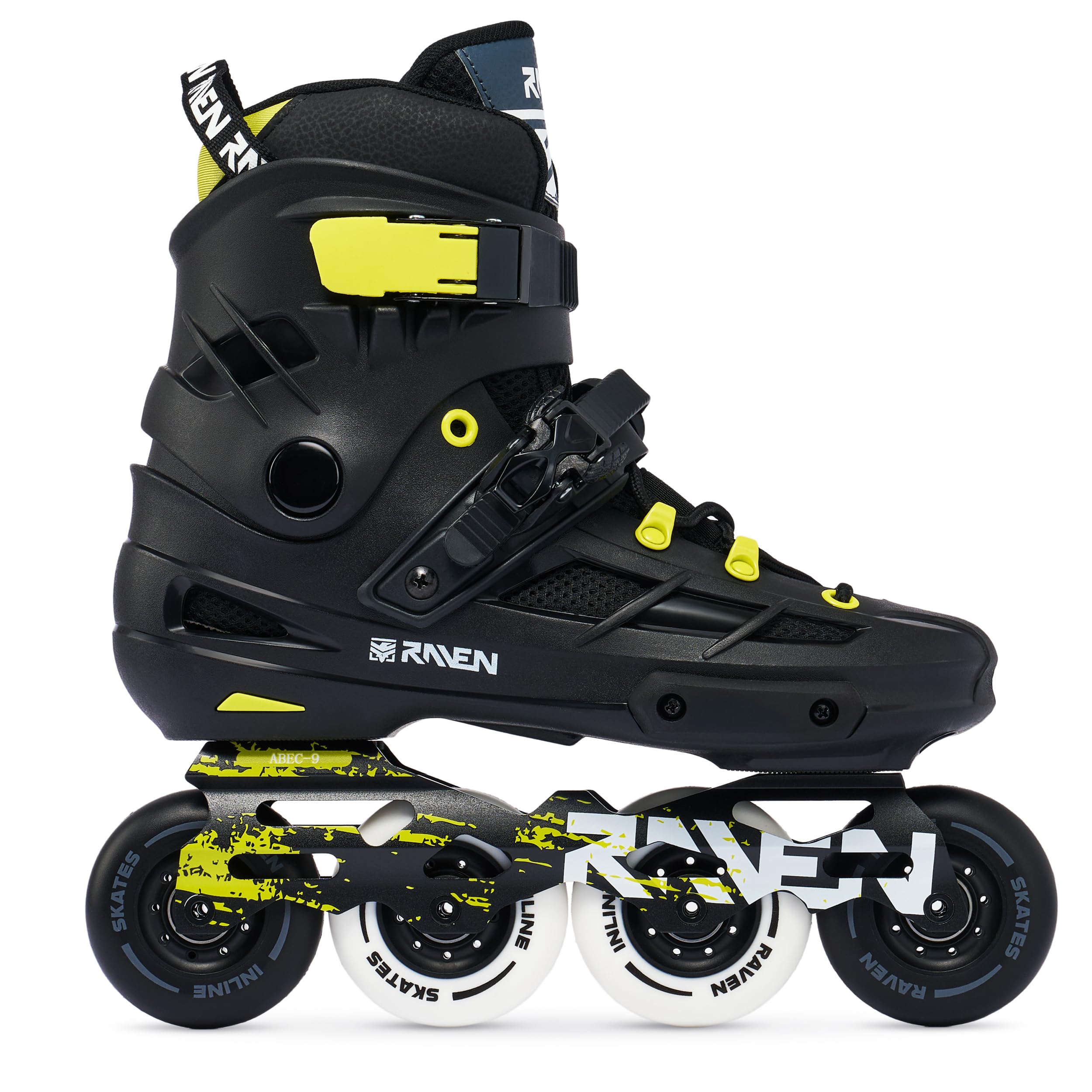 RAVEN Inlineskates Inliner Vestor Black/Lime