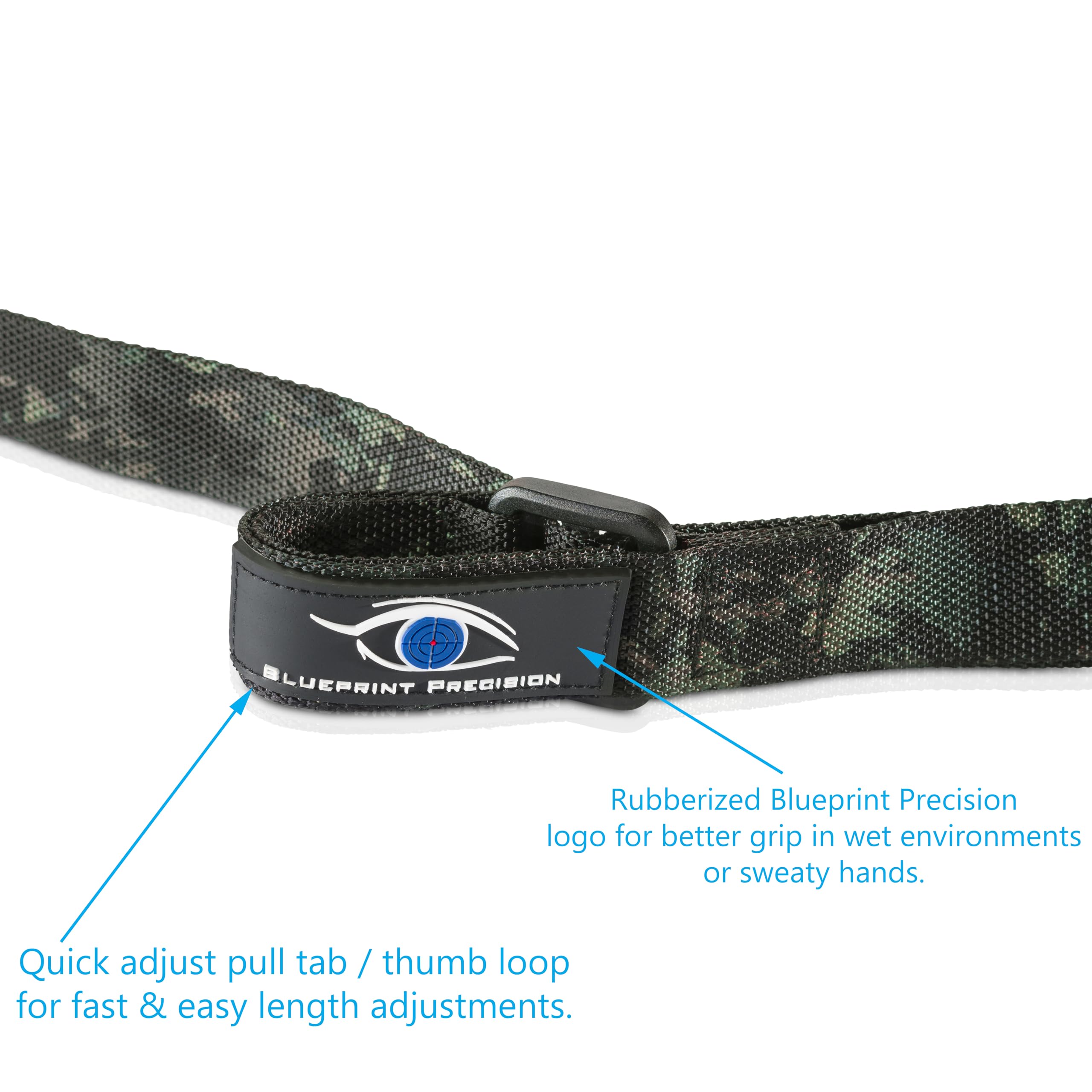 Blueprint Precision Sling 2 Point Sling with QD Points Adjust for All Carrying Positions 34-56 inch Length Adjustment with Cable Management Band