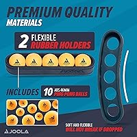 Vista 4 de JOOLA Ping Pong Balls - Training 3 Star Table Tennis Balls - 40+mm Regulation Bulk Ping Pong Balls – 12 Pack Colored Ping Pong Balls, Available with