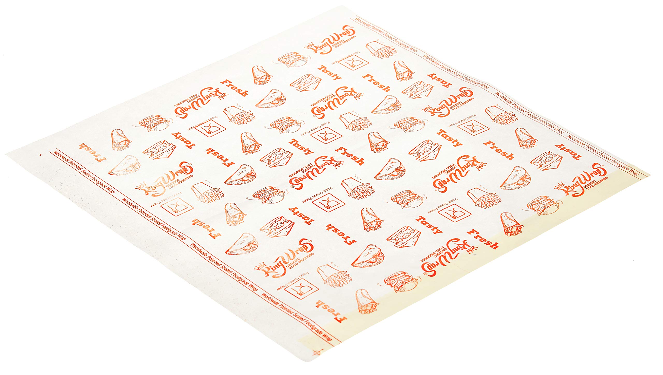 Kingwraps Food Wrapping Paper; World's First Self Sealing; Moisture Lock Organic paper. The only original organic imported paper 4