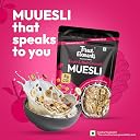 True Elements Fruit & Nut Crunch Muesli 700g Pack of 2 | Fruit and Nuts | Cereals for Breakfast | Rich in Fibre | Muesli with Oats and Nuts gallery image