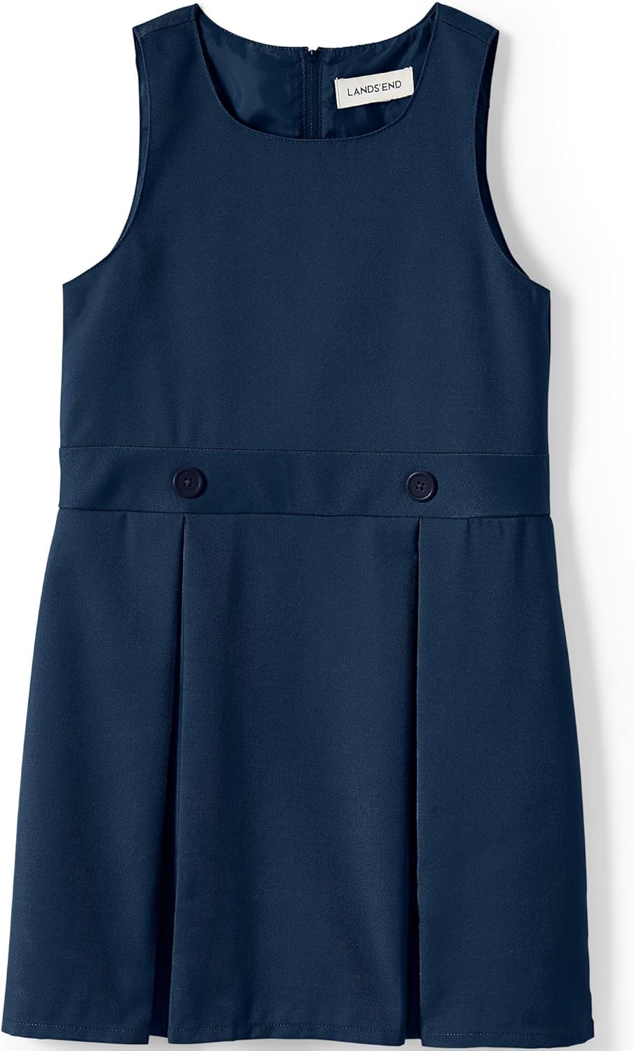 Lands' End Girls Uniform Plaid Jumper