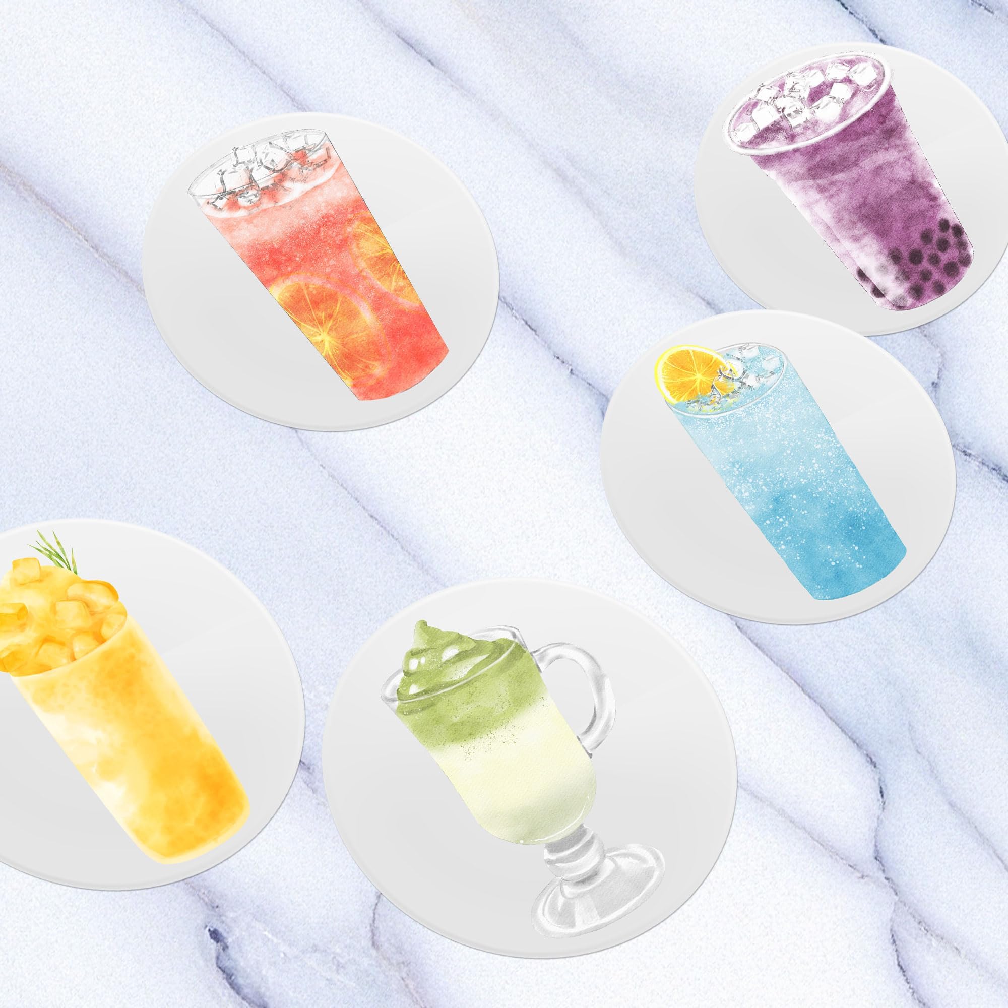 Etichette Adesive Rotonde In Vinile Bianco Lucido - 45mm, 10 Fogli A4 (200 Etichette) - Impermeabili E Stampabili - Foto 11