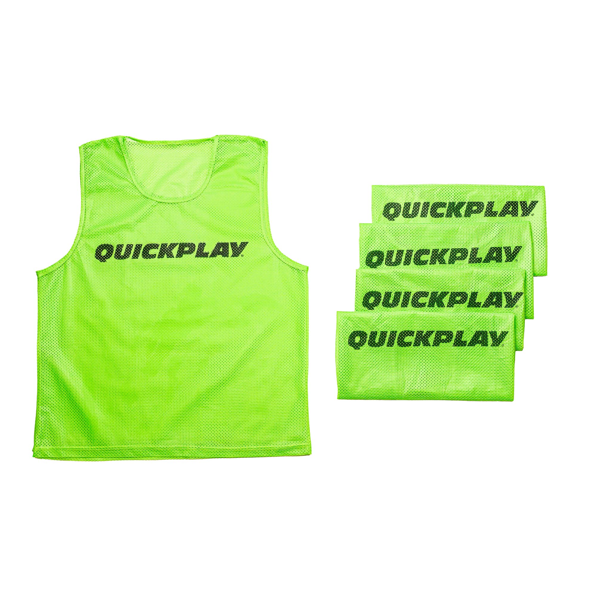 QUICKPLAY Football Training Bibs 5 Pack Junior - Green
