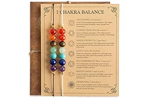 7 Chakra Stone Anklets - Healing Jewelry for Energy Balance and Stress Relief