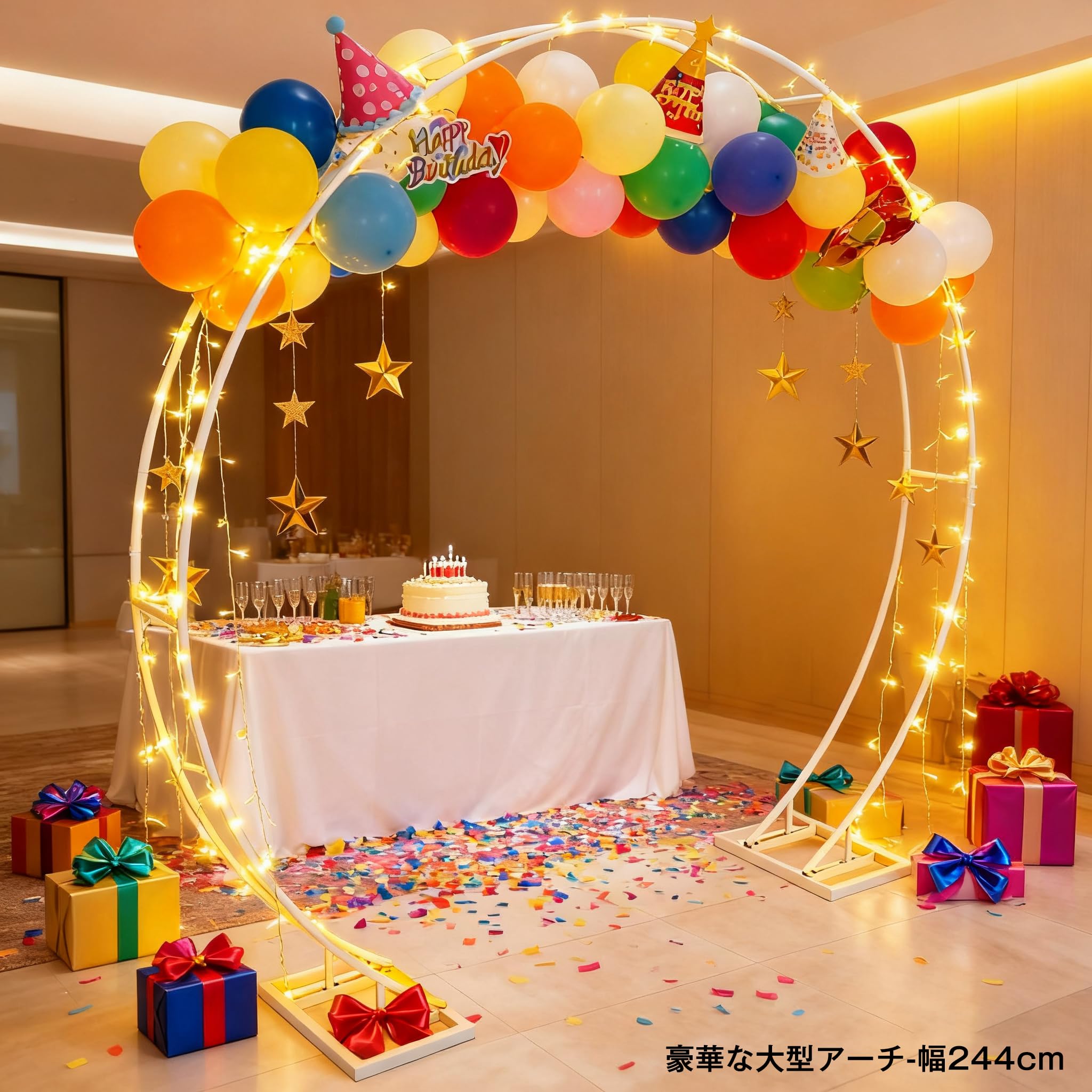 Amazon | Susire ガーデンアーチ 屋外 つるバラ 大型 ガーデニング 白