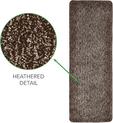 Miniatura 7 de mDesign Tapete rectangular de microfibra de poliéster antideslizante para spa, tapete de felpa absorbente de agua para tocador de baño, bañeraducha,