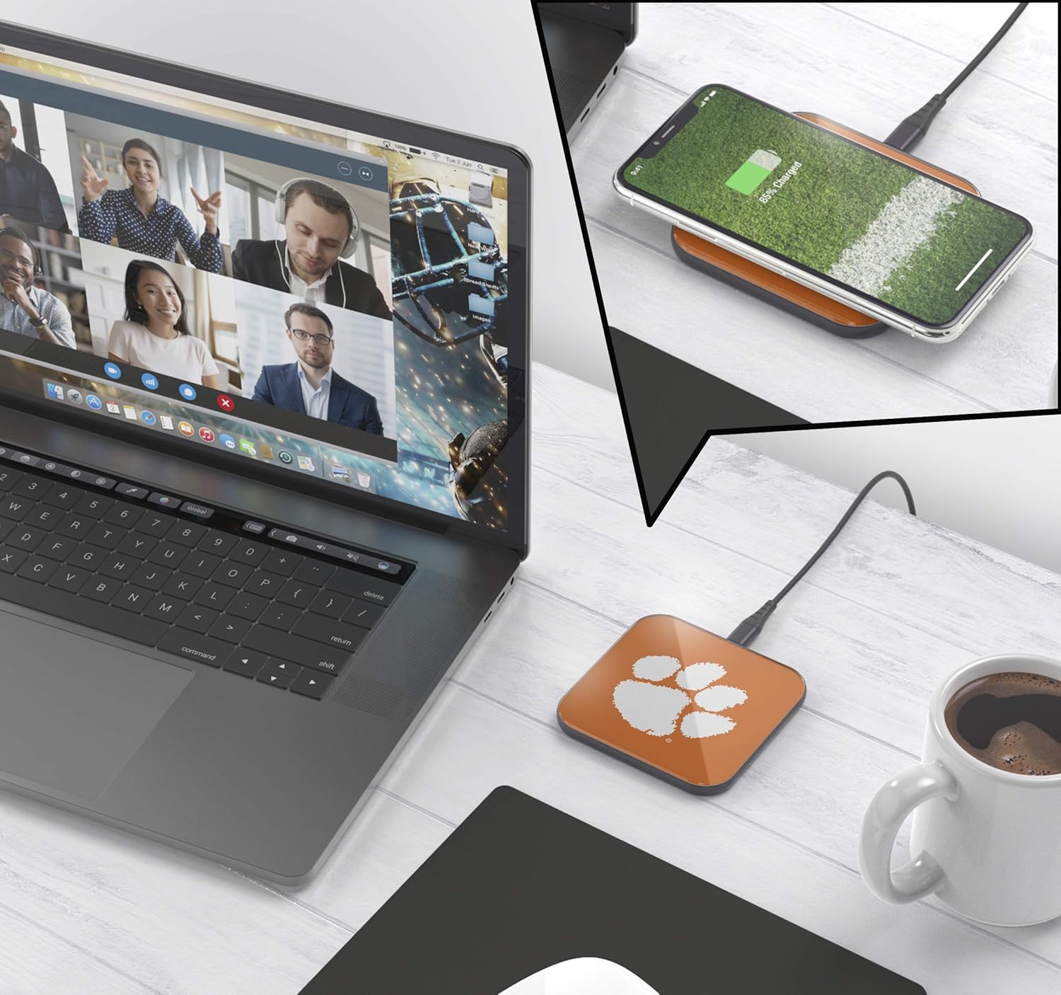 SOAR NCAA Wireless Charging Pad