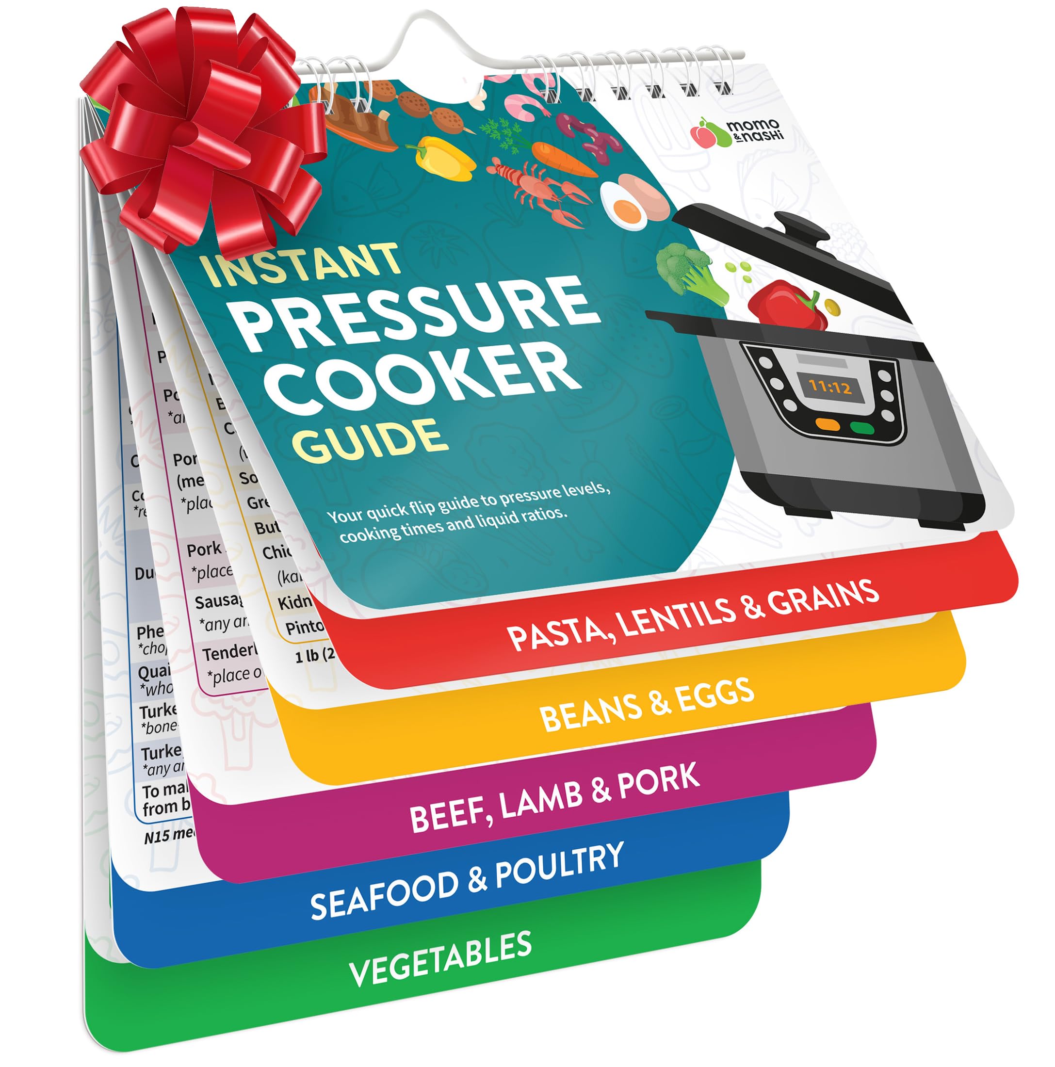 Instant Pot Magnetic Cheat Sheet Magnet - Instant Pot Accessories - Cookbooks Pressure Cooker Cooking Guide - 7”x 6” Instapot Booklet - Instantpot Cooking - Kitchen Gifts for Women - Kitchen Gadgets