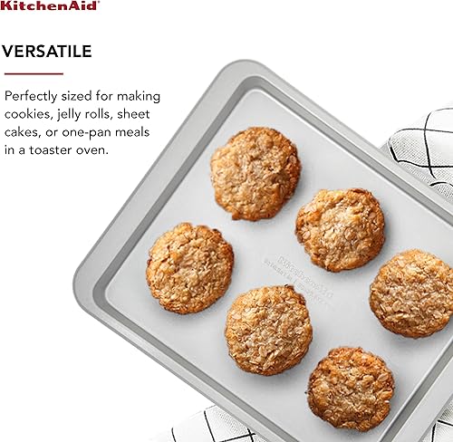 Miniatura 3 de KitchenAid Bandeja para horno de encimera, 12.3 x 10 pulgadas, color plateado