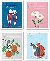 Vista 10 de Compendium Positively Green - Paquete de 4 tarjetas de condolencias, diseños surtidos, 5.38 x 4.25 pulgadas