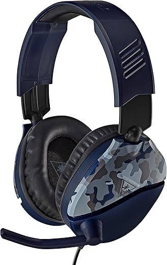 Turtle Beach Recon 70 Blue Camo (PS5, PS4, Xbox Series XIS, Xbox One, Switch, PC, Mobile)