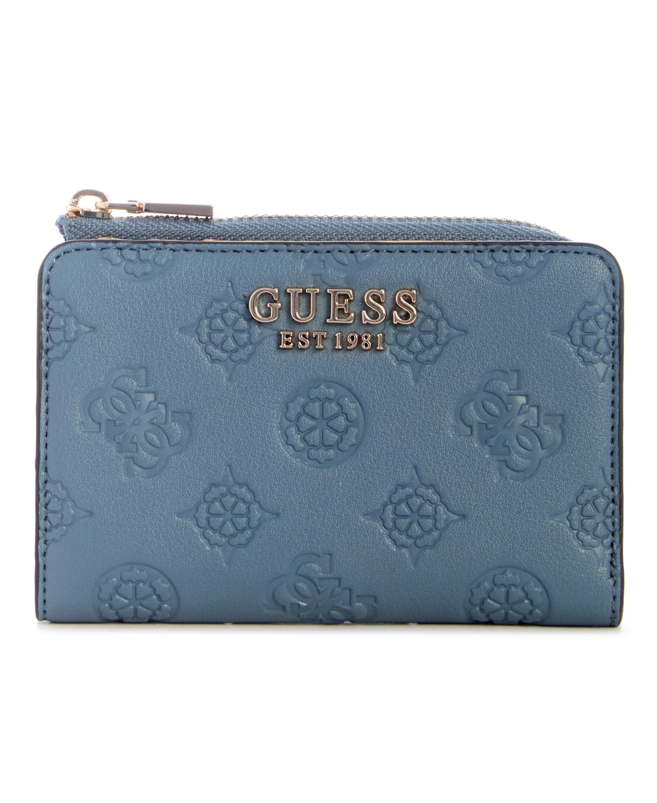 Guess PHOEBE LARGE ZIP AROUND SIG VAR - Portafoglio - mottled beige/beige screziato