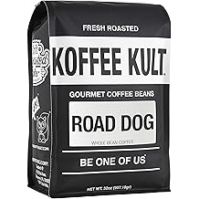 Koffee Kult Road Dog Dark Roast Coffee Beans whole bean, 32oz