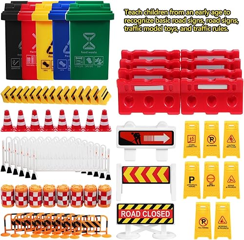 Miniatura 4 de Señales de tráfico de tráfico, señales de tráfico, señales de tráfico, luz de cruce, señales de carreteras, juguetes para educación de seguridad,