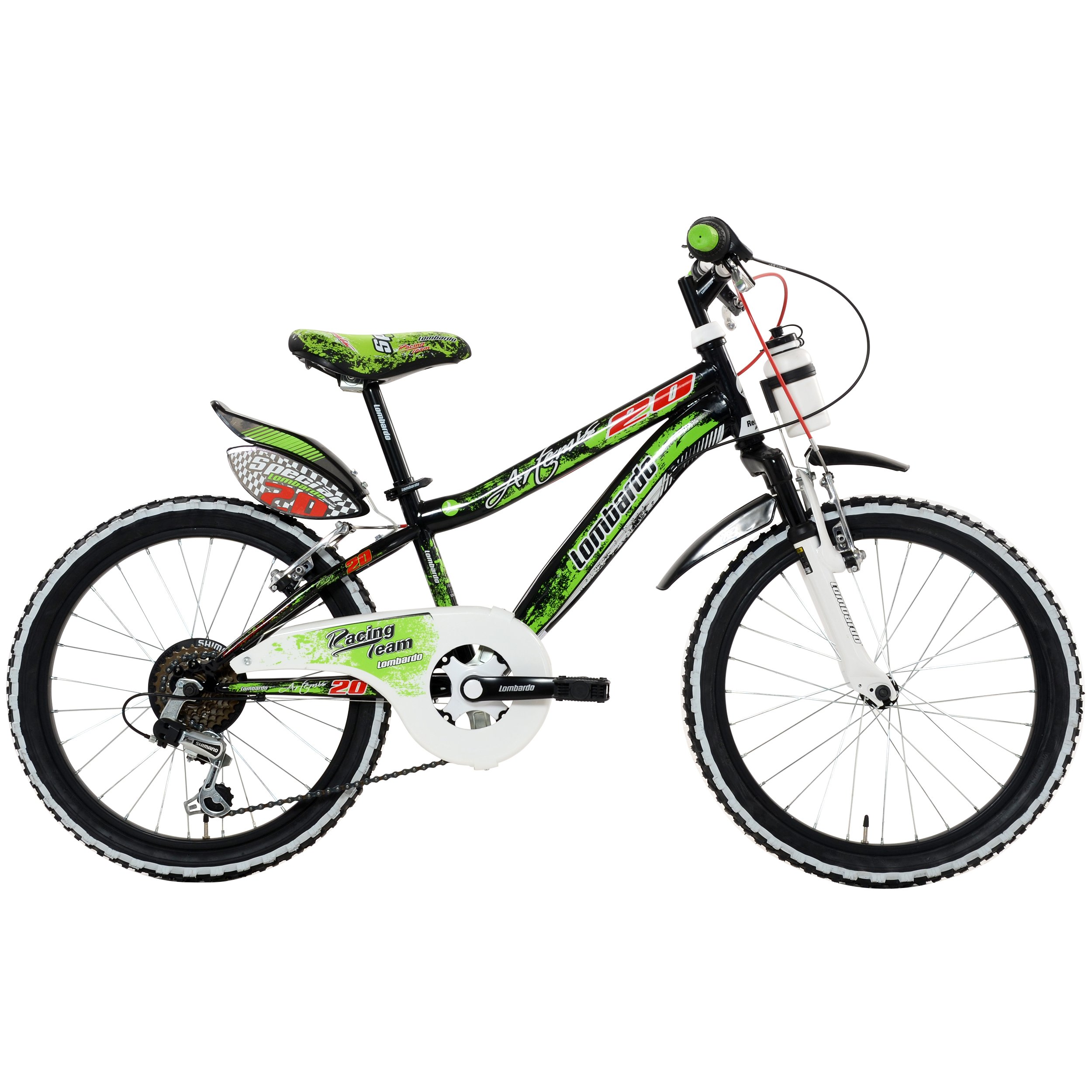lombardo kinderfahrrad Artemis Kids Bike, 20 inch Wheels, 11 inch Frame, Boy's Bike, Black/Green, 99% Assembled Sporting Goods German Navy - Kreigsmarine Style:Single Battery Gazelle van Stael Damenfahrrad