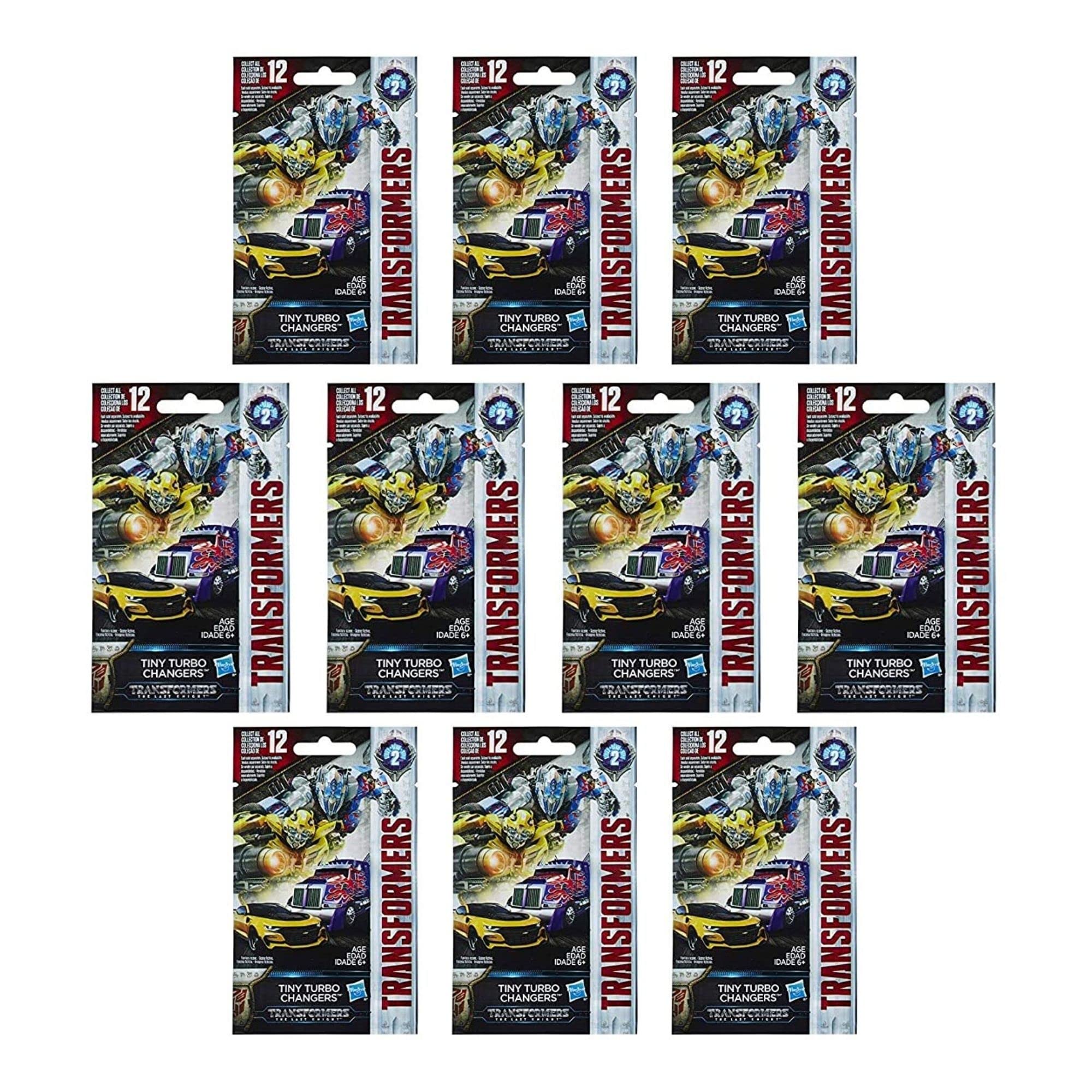 Toptoys2u Bargain Bundles My Pet Elephant Transformers Tiny Turbo Changers Series 2 Blind Bag Party Favour Pack of 10
