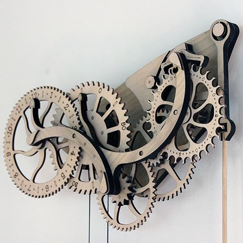 Miniatura 3 de Juego de reloj mecánico de madera Abong