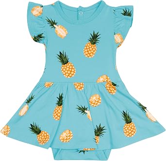 KYTE BABY Rayon Made from Bamboo Twirl Bodysuit Dress