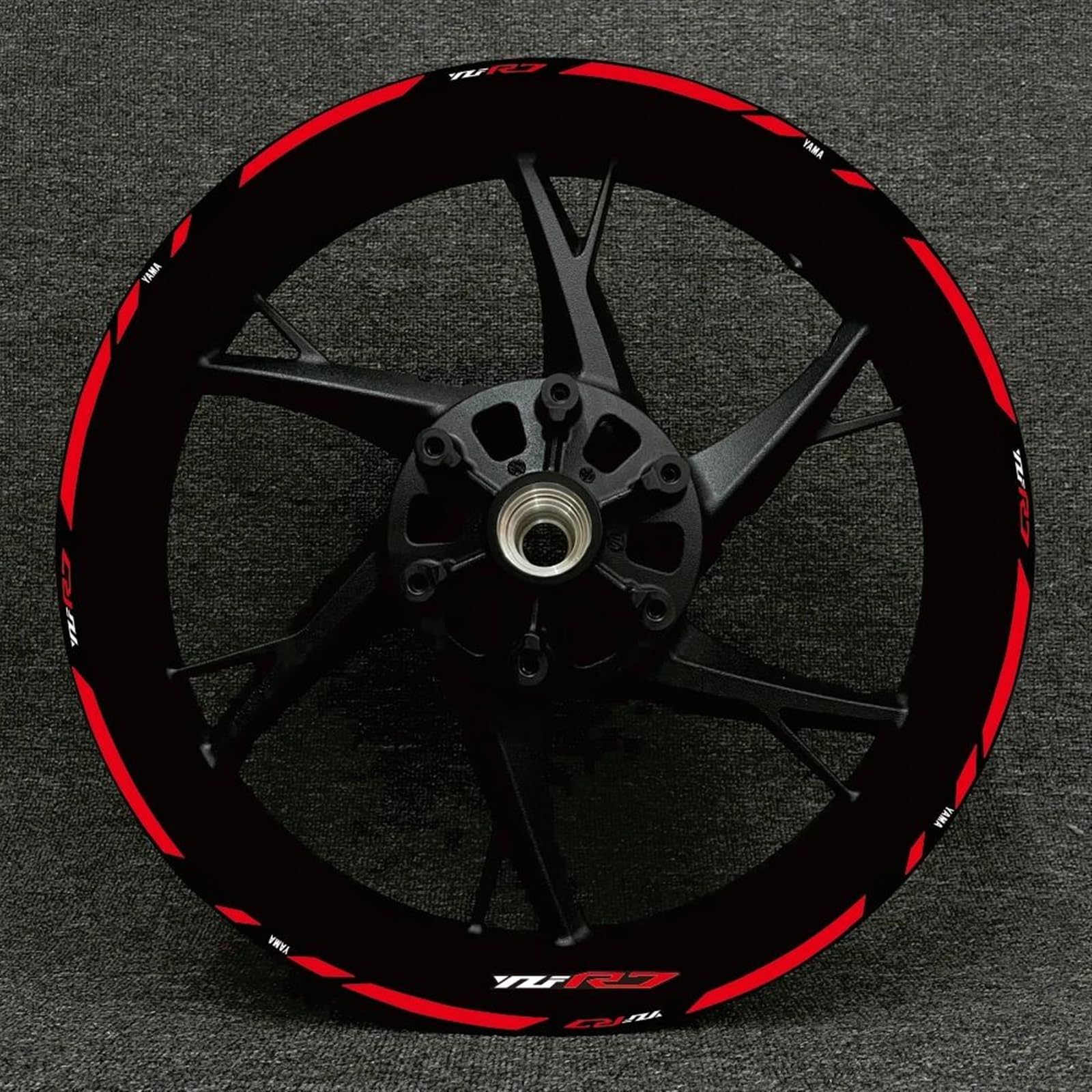 Stickers Motorcycle Wheel Stickers Night Reflective Decorative Rim for Yamaha YZFR7 YZF R7(Style 15)