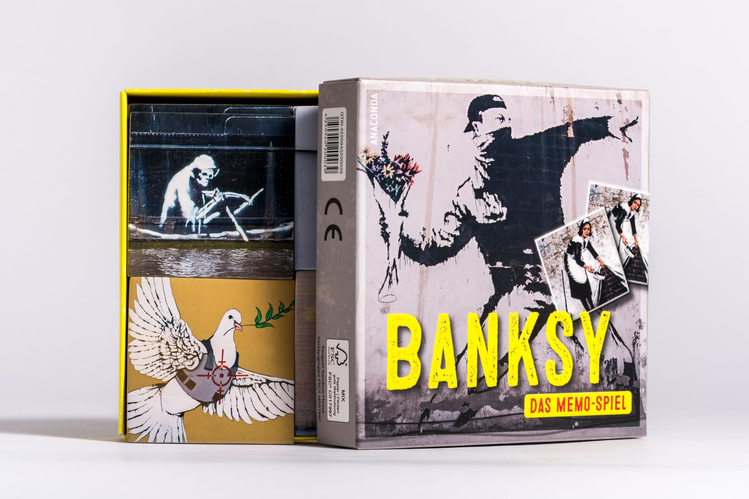 Banksy - Das Memo-Spiel: Memo-Spiel mit 40 Spielkarten im Spielkarton