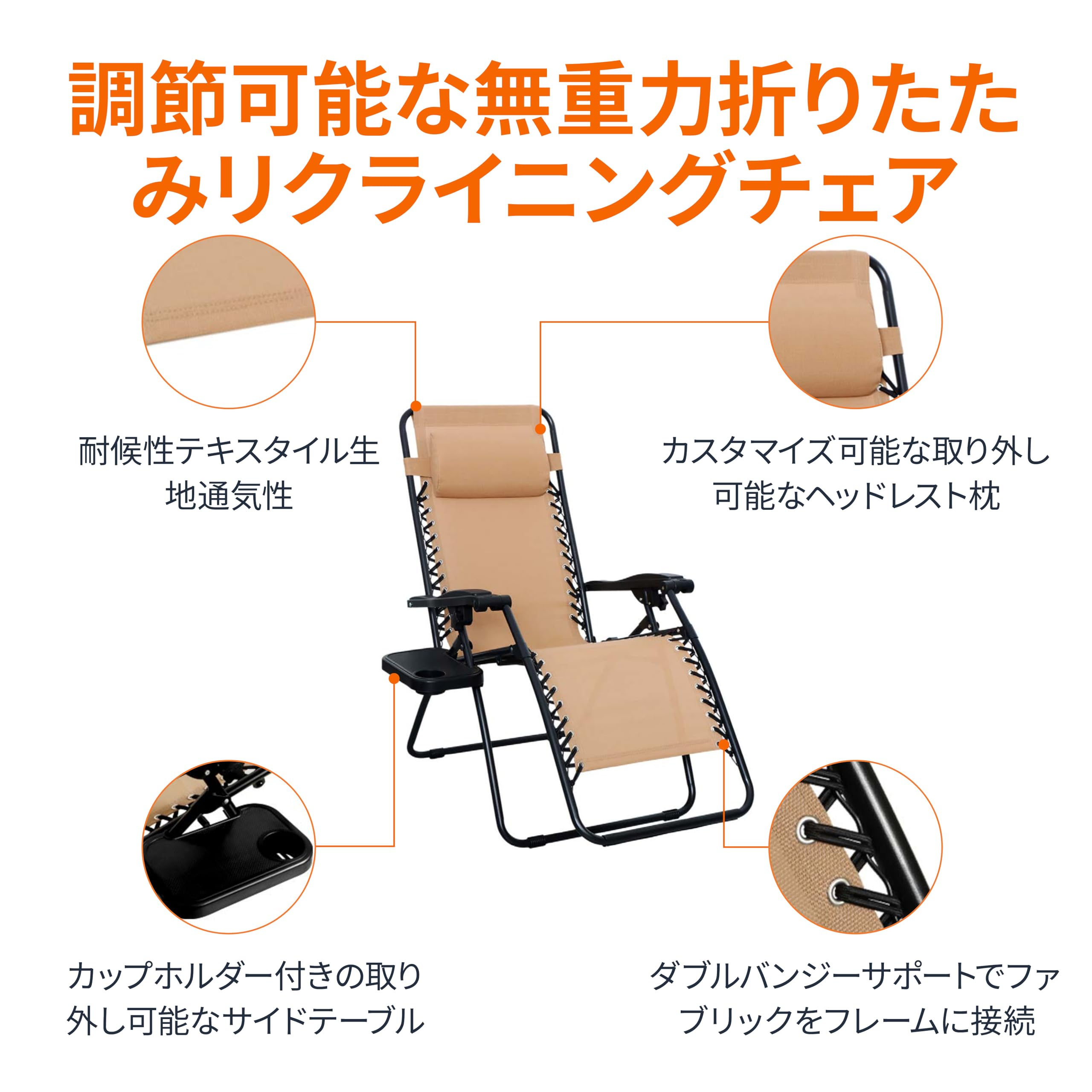 Amazon.co.jp: Amazonベーシック 椅子 折りたたみ ゼロ
