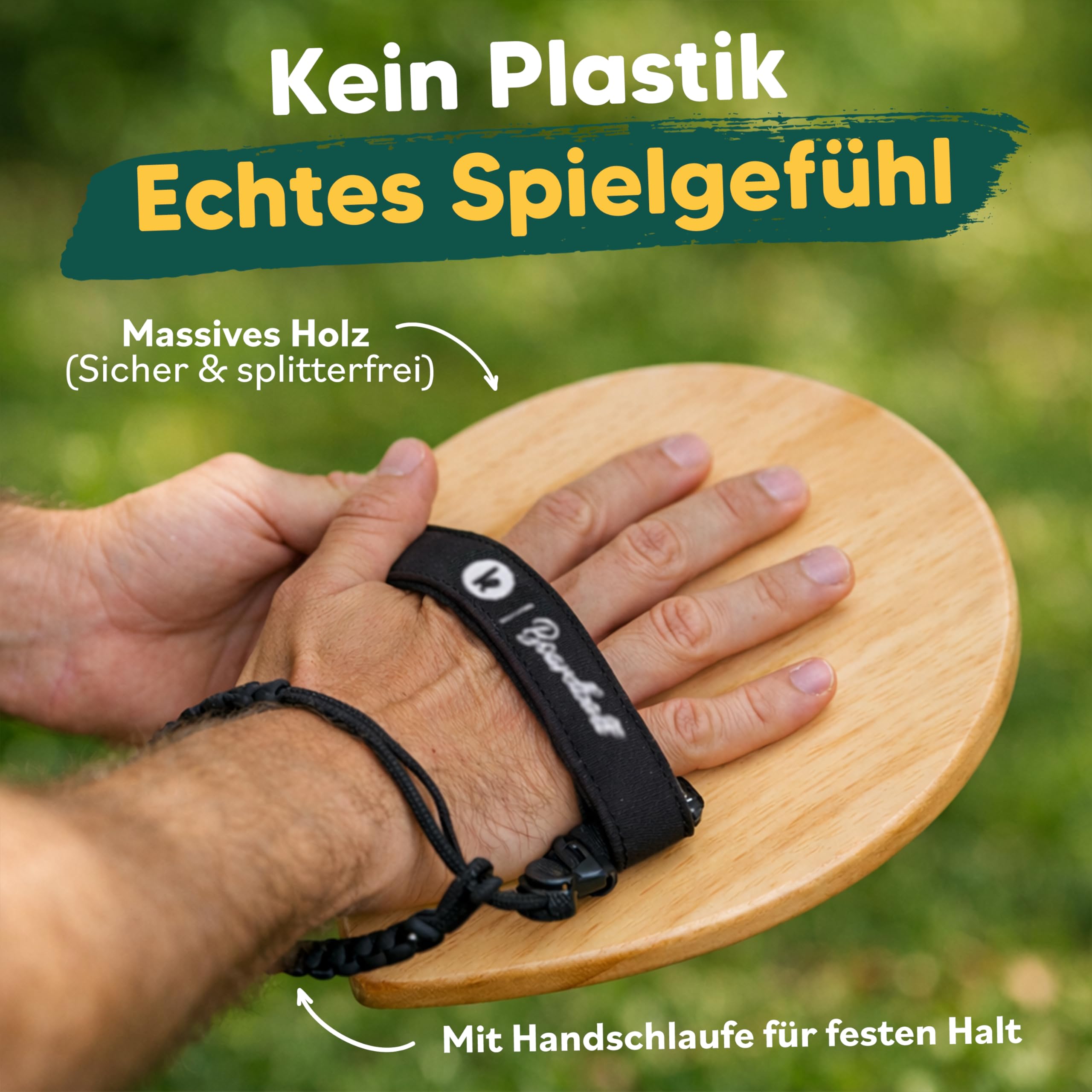 two46 Boardball | Klettballspiel war gestern - Das Neue Outdoor Spiel für Kinder & Erwachsene | Erfunden in DE - Alternative zu Badminton & Tennis | spannendes Strand- & Garten Spiel