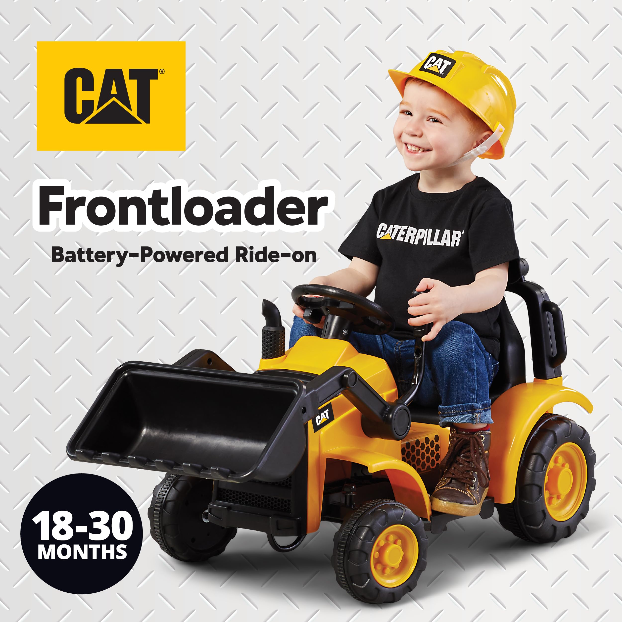 Amazon.com: Kid Trax 6V CAT Frontloader Ride-On Toy for Kids, Ages