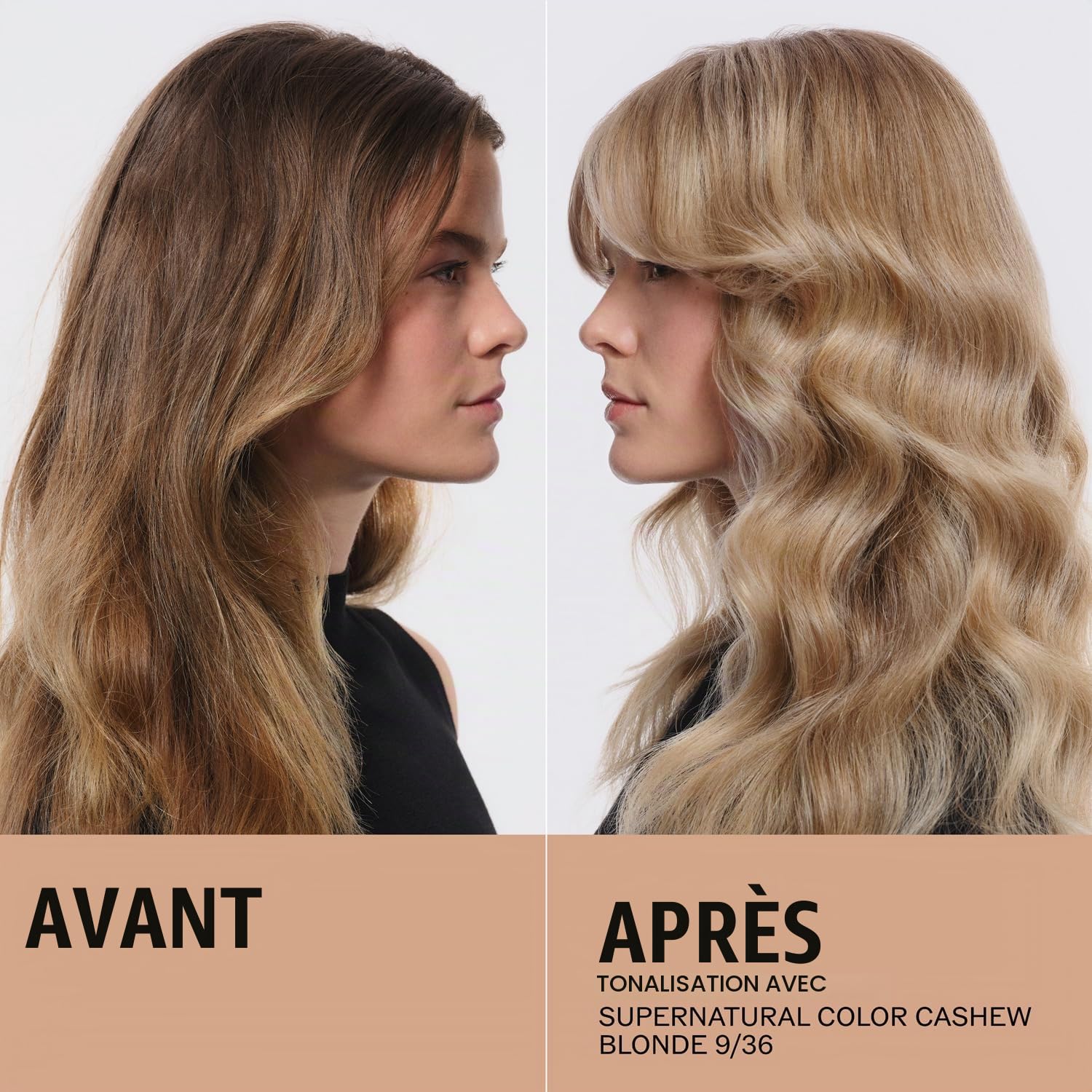 Wella Supernatural Color 9/36 Cashew Blonde 120g | Coloration Professionnelle Effet Naturel, Reflets Lumineux et Uniformes, Couverture Douce et Résultat Naturel