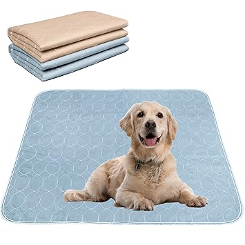 wegreeco Washable Pee Pads for Dogs, Reusable Pee Pads for Dogs, Bunny & Cats, Fast Absorbing Washable Pee Pads Dogs - Home Travel or Crate Waterproof Dog Washable Pads / Reusable Pee Pad Dog