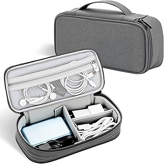 Generic Estuche organizador de artículos electrónicos, bolsa de viaje impermeable de 1,95 L con compartimentos organizad...