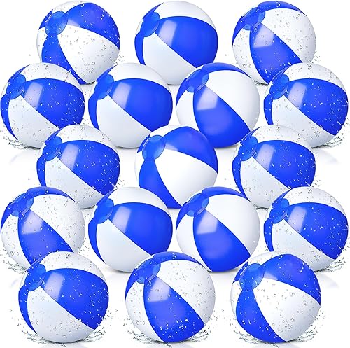 Paquete de 48 bolas de playa inflables de 12 pulgadas a granel, clásicas bolas de juego de piscina arcoíris de colores, juguetes de playa para niños