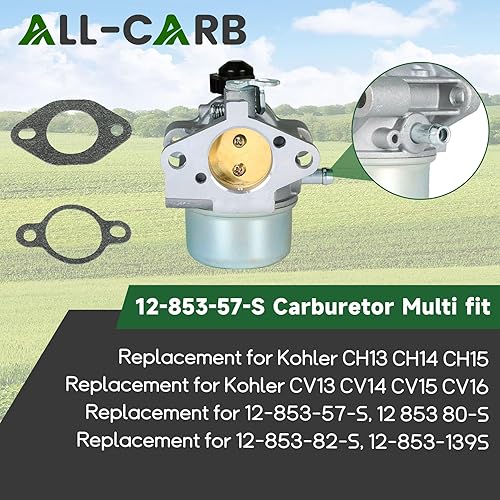 Miniatura 5 de ALL-CARB Repuesto de carburador para John Deere AM125355 LT133 LT150 LT155 LTR155 GS30 Carb