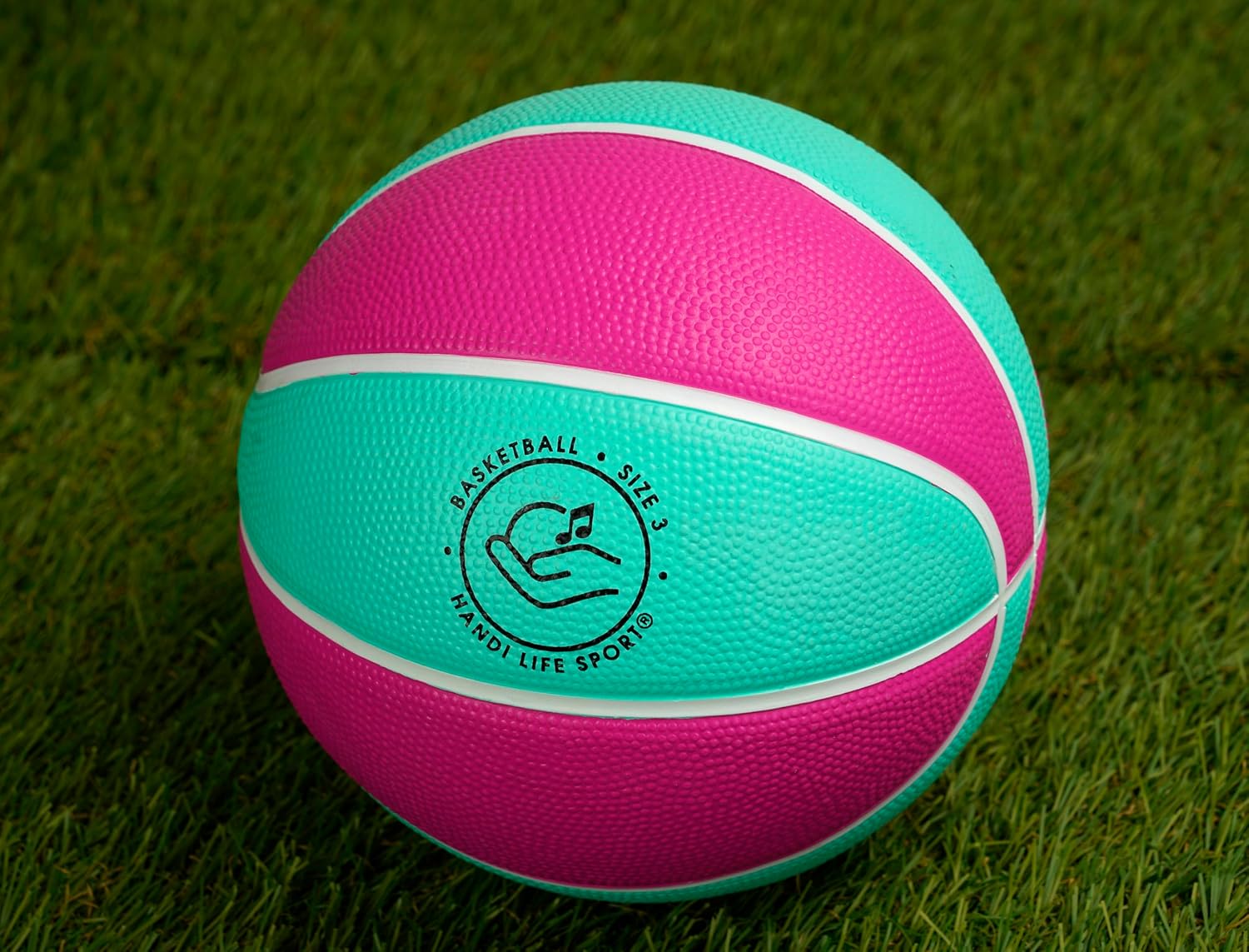 Handi Life Sport | Audible Basketball with Sound Inflatable | Knurled Surface Provides a Good Grip | Therapy & Recreation | Adaptive Sports