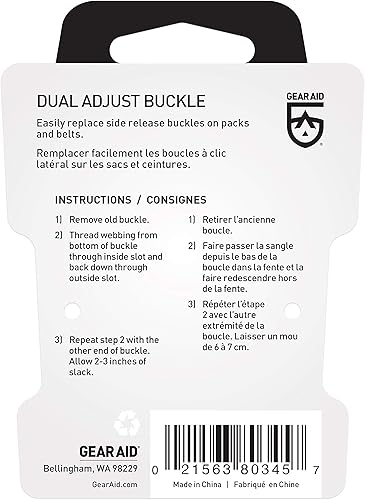 Vista 19 de GEAR AID Kit de hebilla de ajuste doble