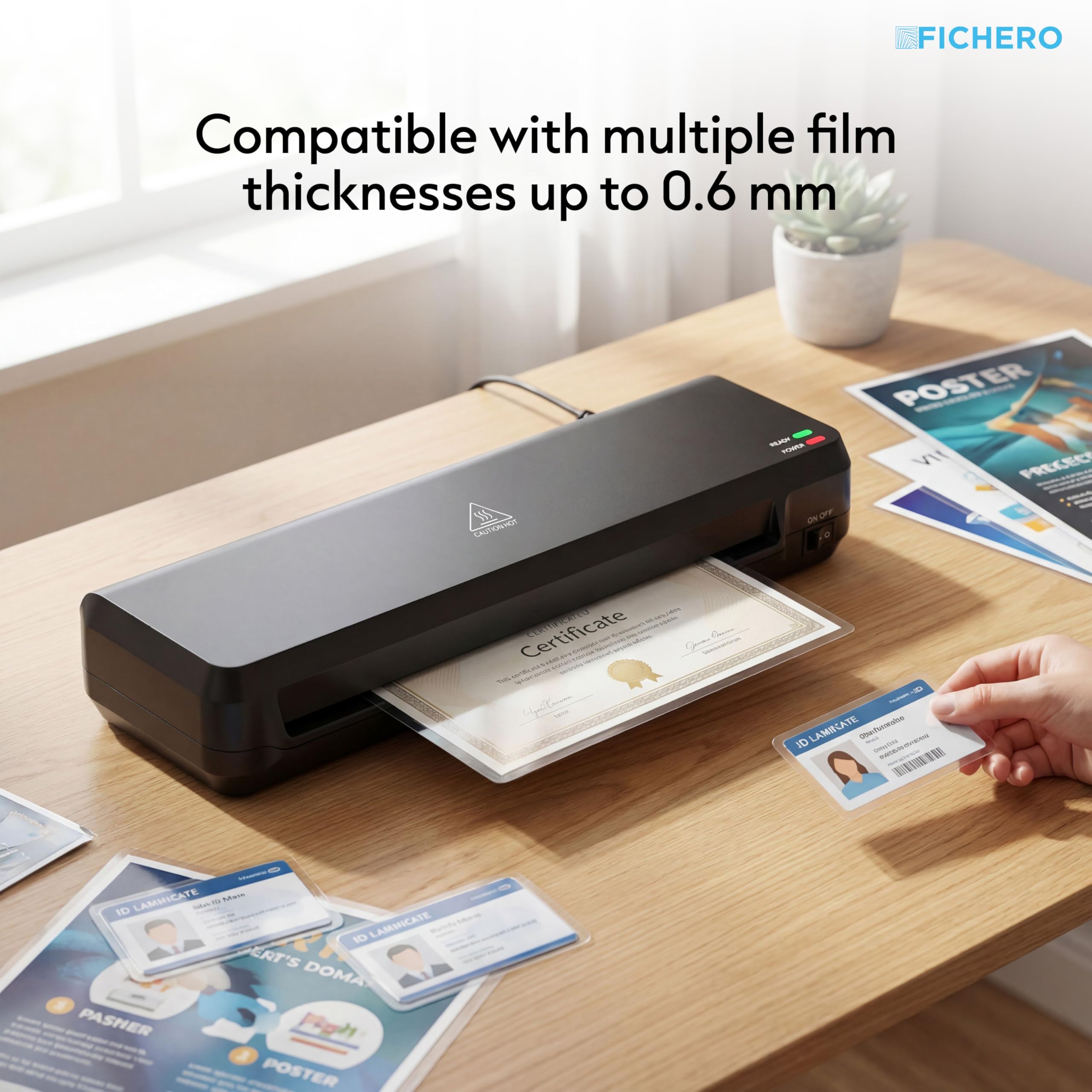 Silvergear® Laminiergerät A3 | Laminator mit 5 Laminierfolien | Schnelles Aufwärmen | Ideal für Büro, Schule, Fotos | Laminieren bis A3 | A4 | A5 | A6